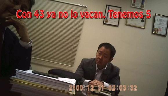 El congresista Kenji Fujimori está a poco de ser destituido del Parlamento, a raíz de los videos grabados por Mamani. (Foto: EFE)