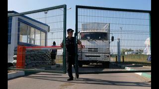 Ucrania: El convoy ruso que entró sin permiso volvió a su país