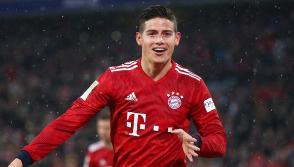 James Rodríguez anotó tres goles en la victoria del Bayern el pasado fin de semana. (Foto: Reuters)