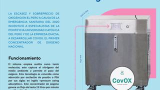 COVID-19: así es COVOX, el primer concentrador de oxígeno hecho en el país por especialistas nacionales 