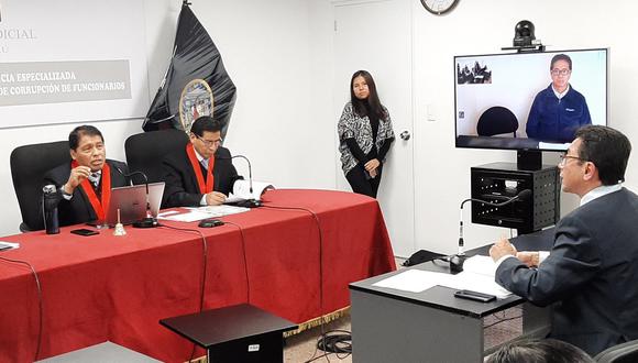 Jaime Yoshiyama participó en la audiencia de apelación vía videoconferencia. (Foto: Difusión)