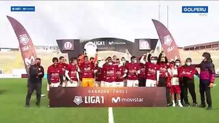 Liga 1: Así fue la premiación de Universitario tras ganar la Fase 1 del torneo | VIDEO