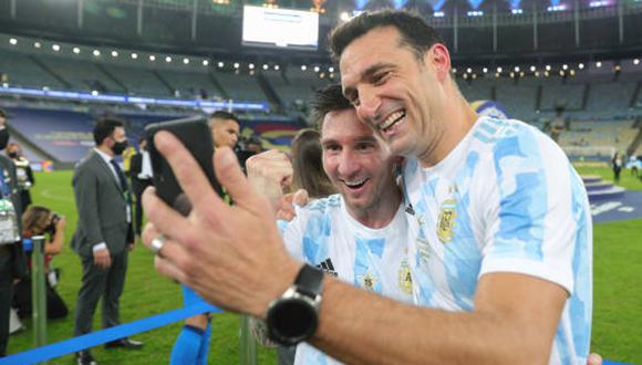 Lionel Scaloni habló sobre Lionel Messi. Claves en esta Argentina finalista.  FOTO: Getty Images.