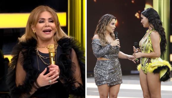 Ethel Pozo tuvo un emotivo reencuentro con la actriz Melissa Paredes en la pista de baile de “El Gran Show”.  (Foto: América TV / GV Producciones)