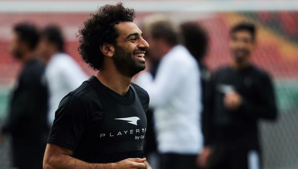A pesar que Mohamed Salah ha intensificado su rehabilitación en el hombro, su presencia en el debut de los 'Faraones' en Rusia 2018 es un completo misterio. (Foto: AFP)