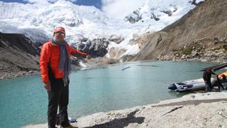 Waldo Ríos pide sistema de alarma  para laguna Palcacocha