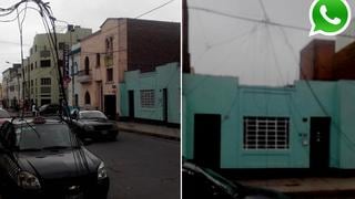 Vía WhatsApp: cables cuelgan peligrosamente en calles de Breña