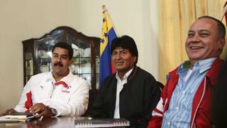 Evo Morales se reunió con las hijas de Hugo Chávez en hospital militar