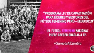 Fútbol femenino peruano: conoce programa LF7 para potenciar esta disciplina