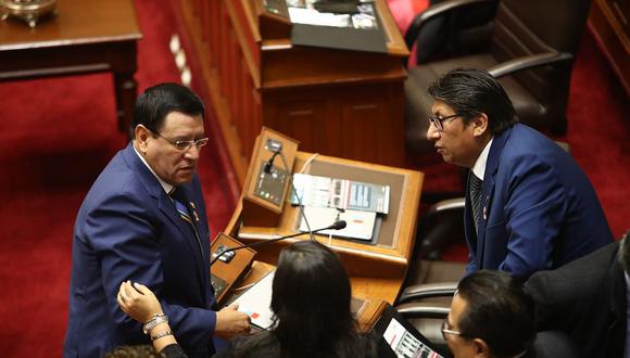 Presentan denuncia constitucional contra el presidente del Parlamento, Alejandro Soto, por promulgar norma que modifica la Ley Forestal. (Foto: GEC)