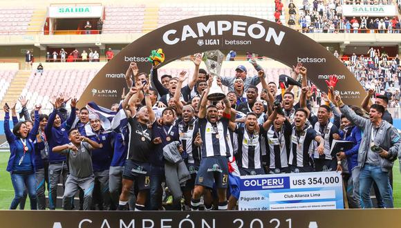 Alianza Lima venció a Cristal en la final para coronarse luego de una temporada en la que solo cayó en dos encuentros. (Foto: Liga 1)