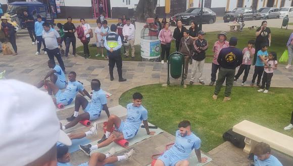 El club celeste denuncia que, pese a la previa coordinación, le negaron los recintos deportivos para entrenar en Cajabamba.