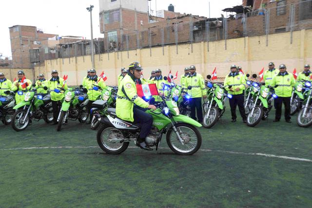 Serenos de Surco utilizarán motos para combatir a raqueteros. (Foto: Difusión)