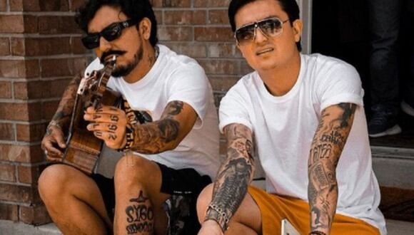 Poncho e Imanol Quezada están orgullosos de los tatuajes que tienen en todo el cuerpo (Foto: Los Dos Carnales / Instagram)
