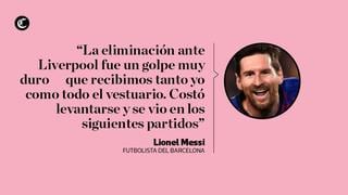 Messi: Diez frases sobre la eliminación en Champions y su situación en el Barza