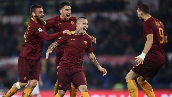 Milan perdió 1-0 ante Roma en el Stadio Olimpico por la Serie A