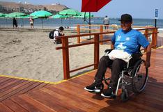 Chorrillos: instalan rampas en la playa Agua Dulce para que personas con discapacidad puedan acceder al mar