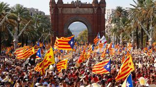 Cientos de miles de catalanes piden su independencia de España