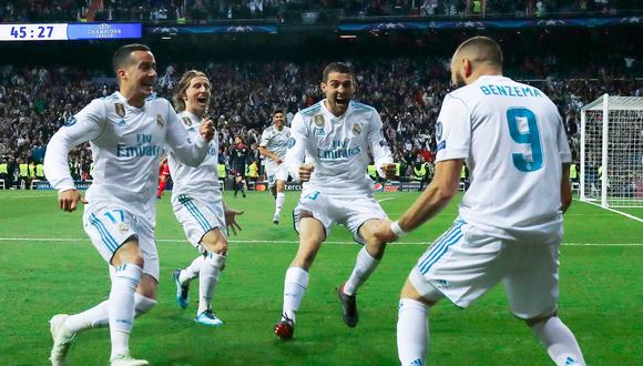 Real Madrid empató 2-2 ante Bayern Múnich y clasificó a la final de la Champions League. (Foto: AFP)