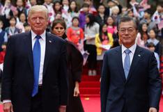 Donald Trump y Moon Jae-in apuntan a "acciones concretas" para pacto nuclear con Pyongyang