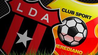 LDA - Herediano empataron 1-1 por la Liga Promerica | resumen y resultado