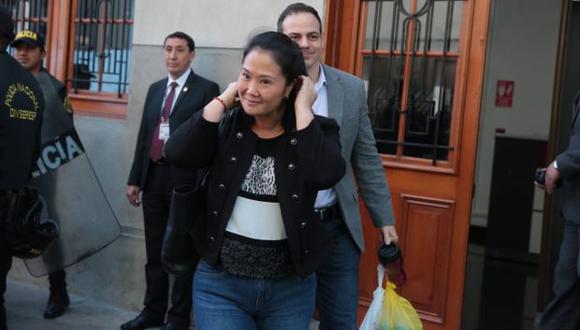 Keiko Fujimori ha acudido a todas las sesiones. (Foto: Hugo Pérez / El Comercio)