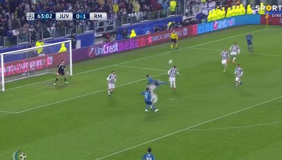 Cristiano Ronaldo hizo una obra de arte en el Real Madrid vs. Juventus. (Foto: captura de YouTube)