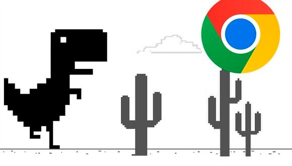 ¿Quieres saber cómo termina realmente el juego del dinosaurio T-Rex en Google Chrome? Esto no lo sabías. (Foto: Google)