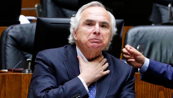 Inhabilitado por el Senado de Chile para ocupar cualquier cargo público hasta el 2024, Andrés Chadwick ha sido hallado culpable político de la violenta represión que ha dejado al menos 24 muertos y más de 3 mil heridos desde el estallido social en octubre. (Reuters)