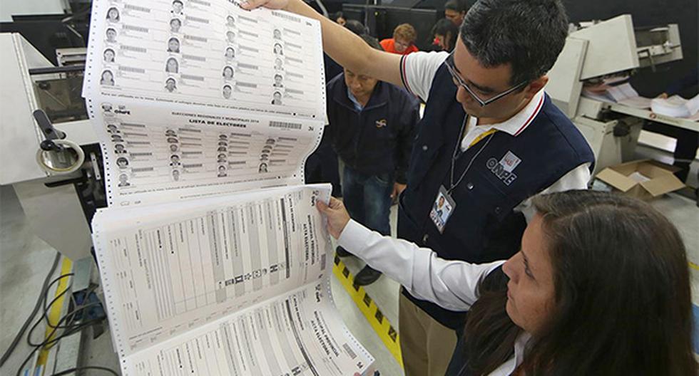 ONPE inició la impresión de de más de 77 mil actas-padrón para la segunda vuelta de las Elecciones 2016. (Foto: Agencia Andina)
