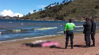 Puno: tres jóvenes mueren ahogados en playa a orillas del lago Titicaca