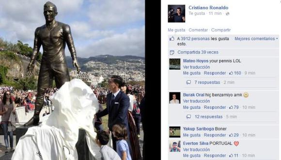 Facebook: ¿Por qué la estatua de Cristiano Ronaldo es polémica?