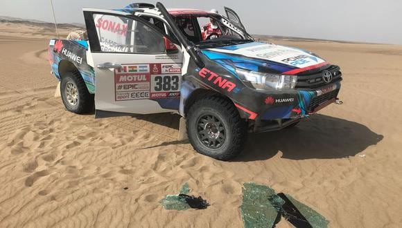 El Team ProRaid vivió una jornada épica en el Dakar 2018 que fue destacada por la propia organización. (Foto: Facebook)