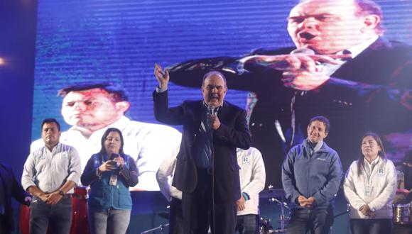 Los principales candidatos a la Alcaldía de Lima cerraron sus campañas. (Foto: Hugo Pérez / @photo.gec)