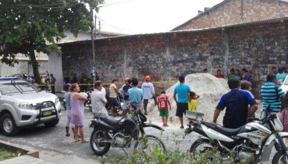 Iquitos: trabajador murió sepultado en obra de construcción