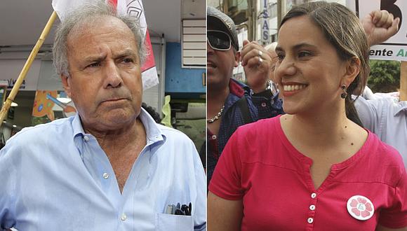 Alfredo Barnechea y Ver&oacute;nika Mendoza empatan en el tercer lugar de intenci&oacute;n de voto con 9%. Alan Garc&iacute;a est&aacute; quinto con 6%. (Foto: El Comercio)