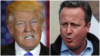 Trump prevé una mala relación con el británico David Cameron