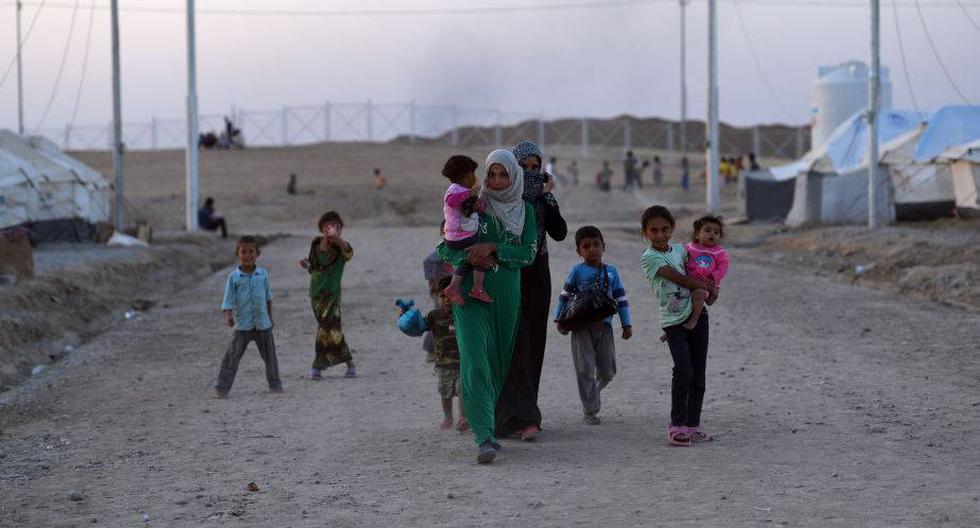 Los desplazados siguen sufriendo por la lucha contra ISIS. (Foto: EFE)