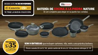 BATERÍA DE COCINA NATURE los utensilios ideales para renovar la cocina.