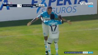 Racing 3-1 San Martín: resumen y goles del partido por Copa Argentina