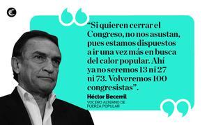 Cuestión de confianza: las frases del debate en el Congreso