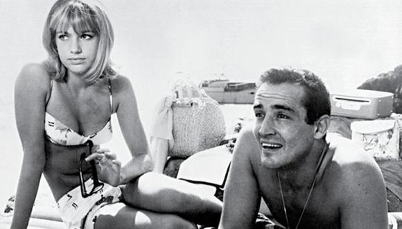 Catherine Spaak como Lili Cortona y Vittorio Gassman como Bruno Cortona, hija y padre en la película “Il Sorpasso” ( 1962 ). El verano como escenario de una comedia con un
giro trágico en medio del entusiasmo, vulgar y eufórico, del bienestar económico