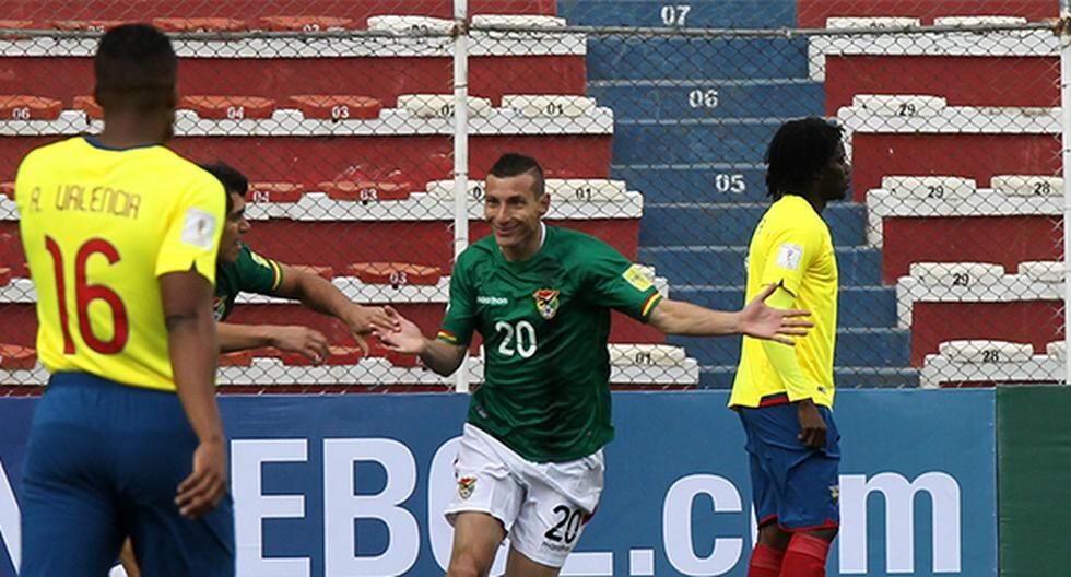 Pablo Escbar demostró que aún es importante para la selección de Bolivia. (Foto: EFE)