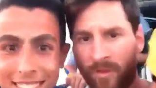 Lionel Messi vivió accidentado momento con aficionados en Ibiza