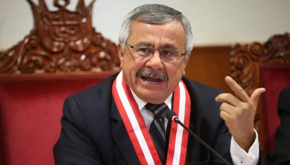 El juez supremo Francisco Távara consideró que la prerrogativa de la inmunidad parlamentaria no es negativa y que solo se hizo un mal uso para proteger a algunos legisladores cuestionados (Foto: Andina)