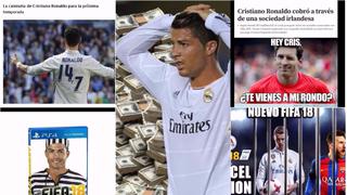 Cristiano Ronaldo declaró por evasión de impuestos en España y no se salvó de memes
