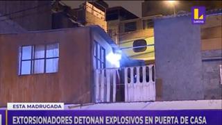 Chorrillos: una familia se salvó de morir luego de que desconocidos lanzaran granada a segundo piso de su casa | VIDEO