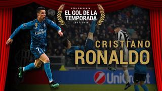Cristiano Ronaldo: golazo de chalaca fue nombrado el mejor de la temporada