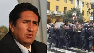 Enfrentamiento en Plaza de Armas: presidente regional de Junín fue detenido por la Policía 