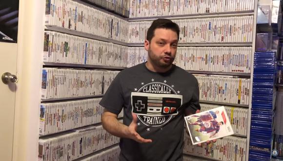Antonio Romero Monteiro posee una colección de más de 20.000 videojuegos. (Captura de pantalla: Youtube)